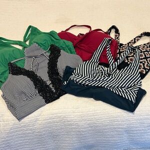 Bundle—5 CUPSHE One- Piece Swimsuits